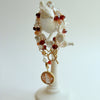 Sardonyx Cameo Pendant & Moonstone, Hessonite & Petal Pearls Necklace - Sardinia Necklace