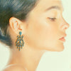 Dina Earrings - Turquoise Chandelier Earrings