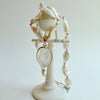 Biwa Pearls & Tourmaline Spacers w/ Intaglio Pendant - Matera III Necklace