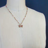 #5 Le Papillon VI Necklace - Tourmaline 18k Gold Tourmaline Butterfly