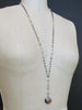 #9 Brezza Floreale III Necklace - Kyanite Scorolite Enamel Vinaigrette Necklace