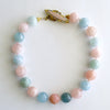 #1 Fontanne III Necklace - Beryl Aquamarine Kunzite Opal MOP Toggle Clasp