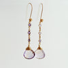 Ametrine Hearts Amethyst - Audrey Ametrine Duster Earrings
