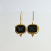 Venetian Glass Butterfly Intaglio Earrings - Mariposa Earrings