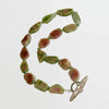 Organic Watermelon Tourmaline Slices Choker Necklace - Tanzy Necklace