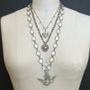 #9 Saint Esprit Paste Hear Locket Necklace Set