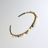 #1 Maddie Stacking Bracelet - Pyrite Rock Crystal Pearls Mixed Metals