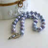 #4 Violet Necklace - Mystic Lavender Moonstone Choker Necklace