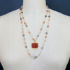#5 Castelmezzano Necklace - Multi Moonstone Venetian Glass Intaglio