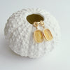Grecian Goddess Intaglios Citrine Post Earrings - Boccadasse Earrings