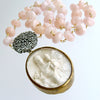 Pink Morganite Filigree Clasp With French Meerschaum Reliquary Ex Voto Pendant - Madonna Necklace