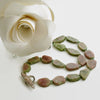 Organic Watermelon Tourmaline Slices Choker Necklace - Tanzy Necklace