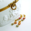 #3 Multi Sapphire Flower Earrings - Florette Earrings