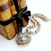 #4 Maisie Necklace - Mystic Peach Moonstone Conchina Druzy Pendant