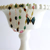 #3 Le Papillon IV Necklace - Tourmaline Butterfly Necklace
