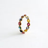 #1 Confetti Ring - Tourmaline Stacking Ring
