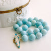 Naco Turquoise Choker Necklace Mother-of-Pearl Opal Inlay Toggle - Charlene III Necklace