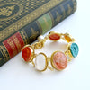 #6 Castelluccio Intaglio Cameo Bracelet - Venetian Glass Intaglios Cameos