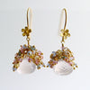 #1PM-Juliet Earrings - Rose Quartz Sapphires