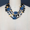 #7 Campbell II Necklace - Dumortierite Onyx