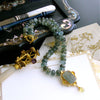 #4 Lissone Necklace - Sapphires Citrines Venetian Glass Intaglio