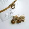 #5 Iriele V Earrings - Ammonite Citrine Topaz Labradorite