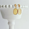 Grecian Goddess Intaglios Citrine Post Earrings - Boccadasse Earrings