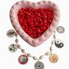 Natural Pink Cultured Pearls & Victorian MOP Love Tokens - Por Toi, Mon Amour (For You, My Love)
