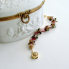 Watermelon Tourmaline Slices Tourmaline Cluster Bracelet - Clarissa VI Bracelet
