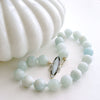 Matte Aquamarine Choker Necklace - Les Tresors de la Mer II Necklace