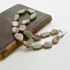 Organic Watermelon Tourmaline Slices Choker Necklace - Tanzy Necklace