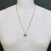 #4 Le Papillon IX Necklace - 18k Gold Tourmaline Butterfly Necklace