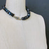 #8 Lyrica IV Necklace - Labradorite Inlay Abalone Pearl Clasp