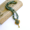 #3 Lissone Necklace - Sapphires Citrines Venetian Glass Intaglio