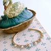 #3PM Diana Stacking Bracelet - Blue Topaz Pearls