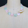 #6 Francesca Necklace - Aquamarine Morganite Beryl Opal