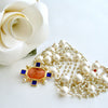 #3 Tellaro Intaglio Cameo Necklace - Freshwater Pearl Torsade
