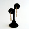 Inside Outside 14K Matte Gold Diamond Hoop Earrings - Ariana Earrings