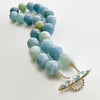 Aquamarine Prasiolite Opal MOP Choker Necklace - Brynn IV Necklace