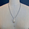 Sterling Silver Peace Dove Brooch Necklace - Dove Necklace