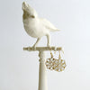 #2 Wendy Earrings - Moonstone Flower Dangle Earrings