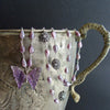 #5 Le Papillon XIII Necklace - Amethyst Butterfly Silverite White Topaz