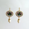 #1 - Luciana Earrings - Floral Micro Mosaic Earrings