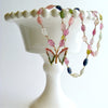 Multi Color Sapphire Necklace Tourmaline Butterfly Pendant - Le Papillon XXI Necklace