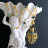 #4 Rosalie Necklace - Citrine Apatite Chatelaine Perfume Bottle Necklace