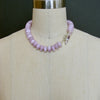#5 Orianne Necklace - Orchid Kunzite Amethyst Inlay Toggle