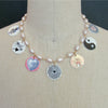 Natural Pink Cultured Pearls & Victorian MOP Love Tokens - Por Toi, Mon Amour (For You, My Love)