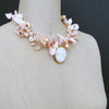 10K Gold Angelskin Coral Carved Cameo Shell Necklace - Shell of an Idea V Necklace