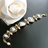 #4 Vernazza Cameo Intaglio Bracelet - Black and White Cameo Intaglios (1)