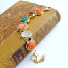 #4 Castelluccio Intaglio Cameo Bracelet - Venetian Glass Intaglios Cameos